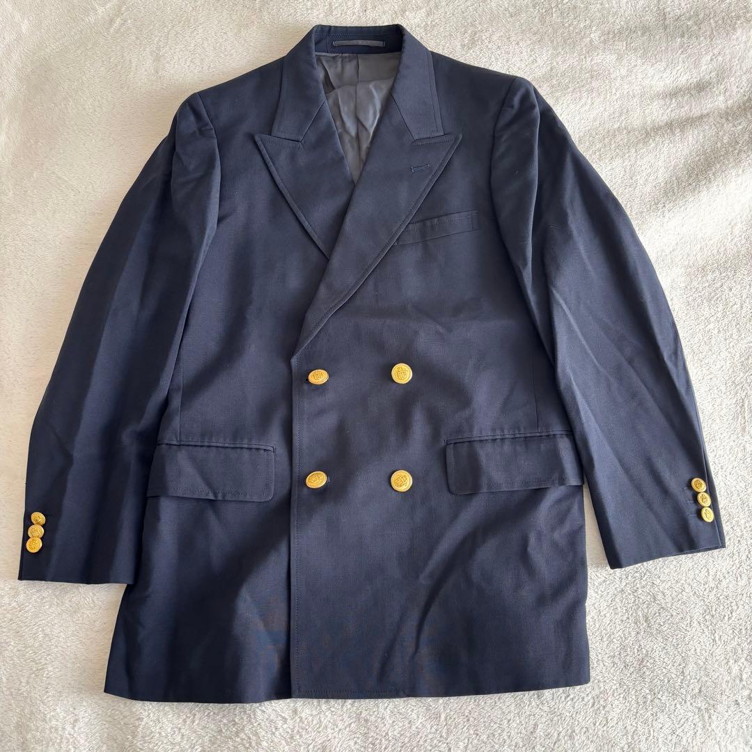 ✨️美品✨️ J.PRESS ジェイプレス 金ボタン ダブルジャケット ネイビー