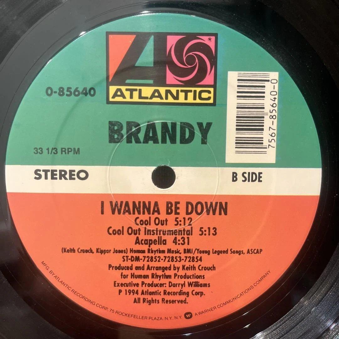 BRANDY I WANNA BE DOWN レコード