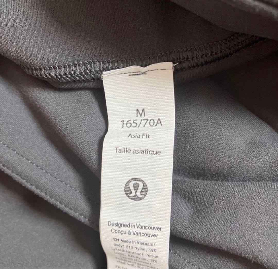 ルルレモン　フレアパンツ Nulu アジアフィット　グレー　M