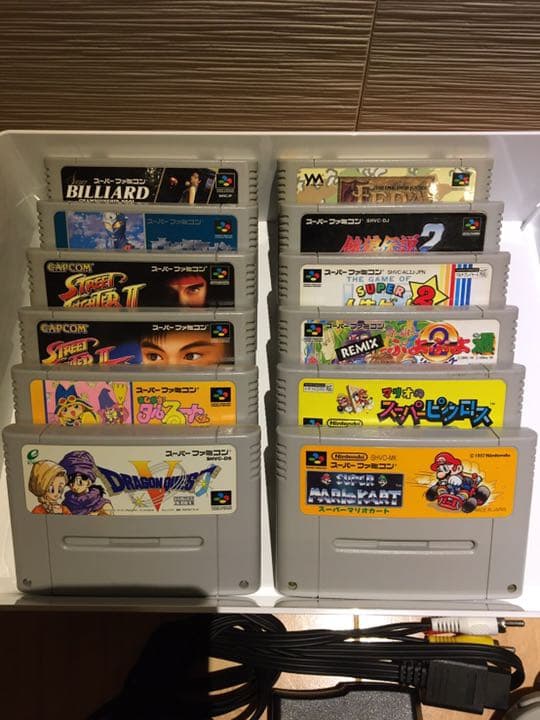 【美品・起動確認済み】スーパーファミコン本体＆人気ソフト12本送料込