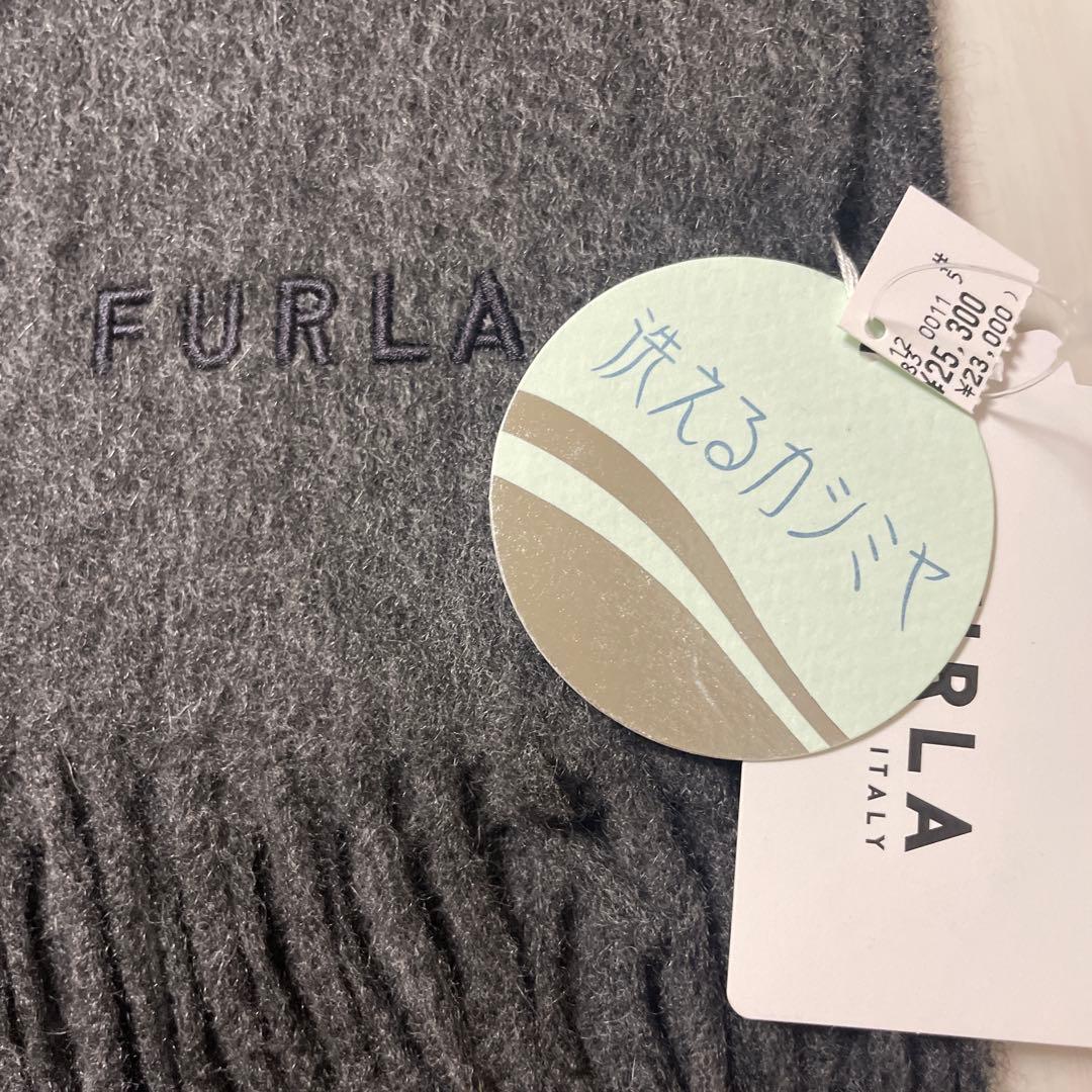 新品タグ付きFURLAフルラ洗えるカシミヤ100%大判ストール