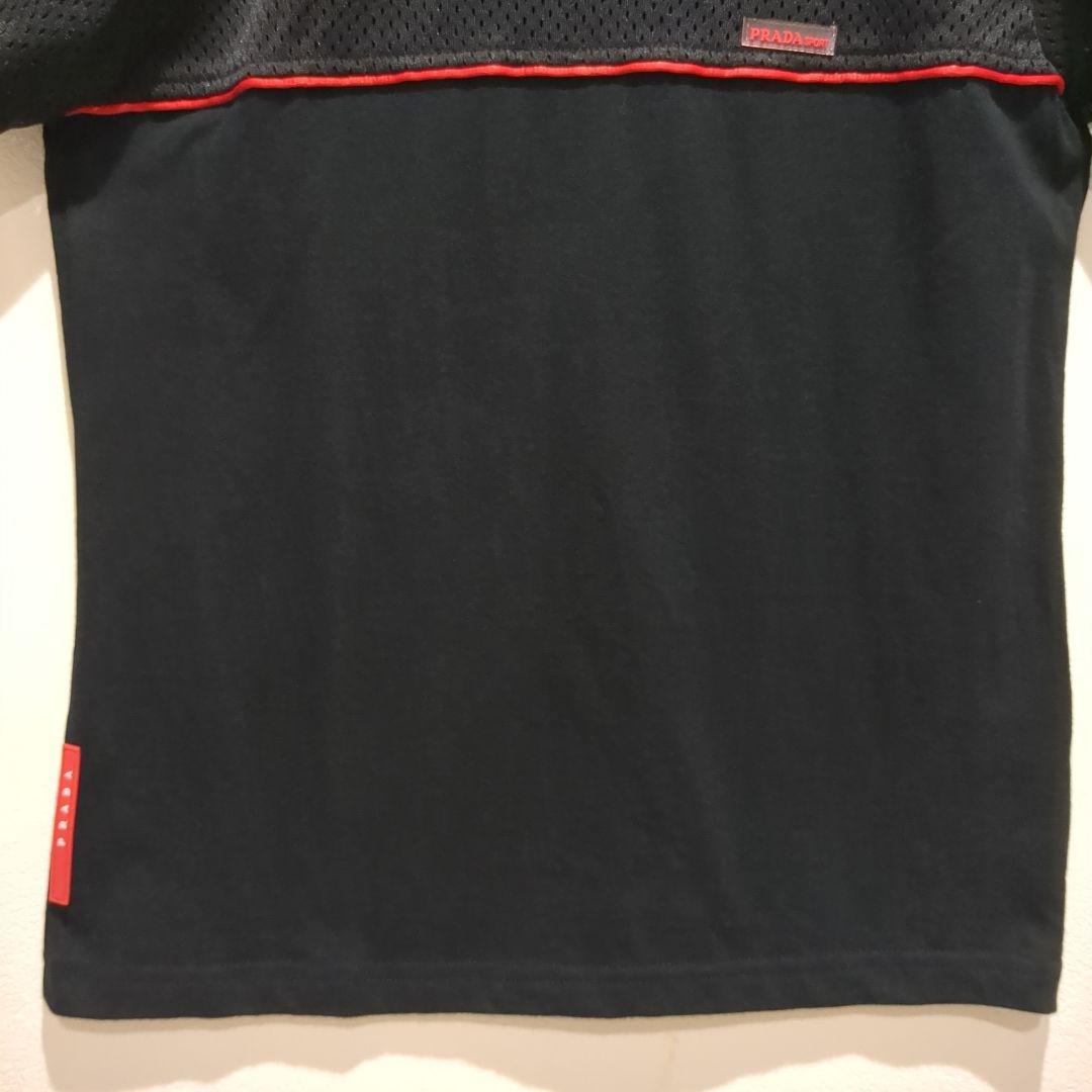 美品✨️PRADA SPORT プラダ 半袖Tシャツ ブラック 運動着 S〜M