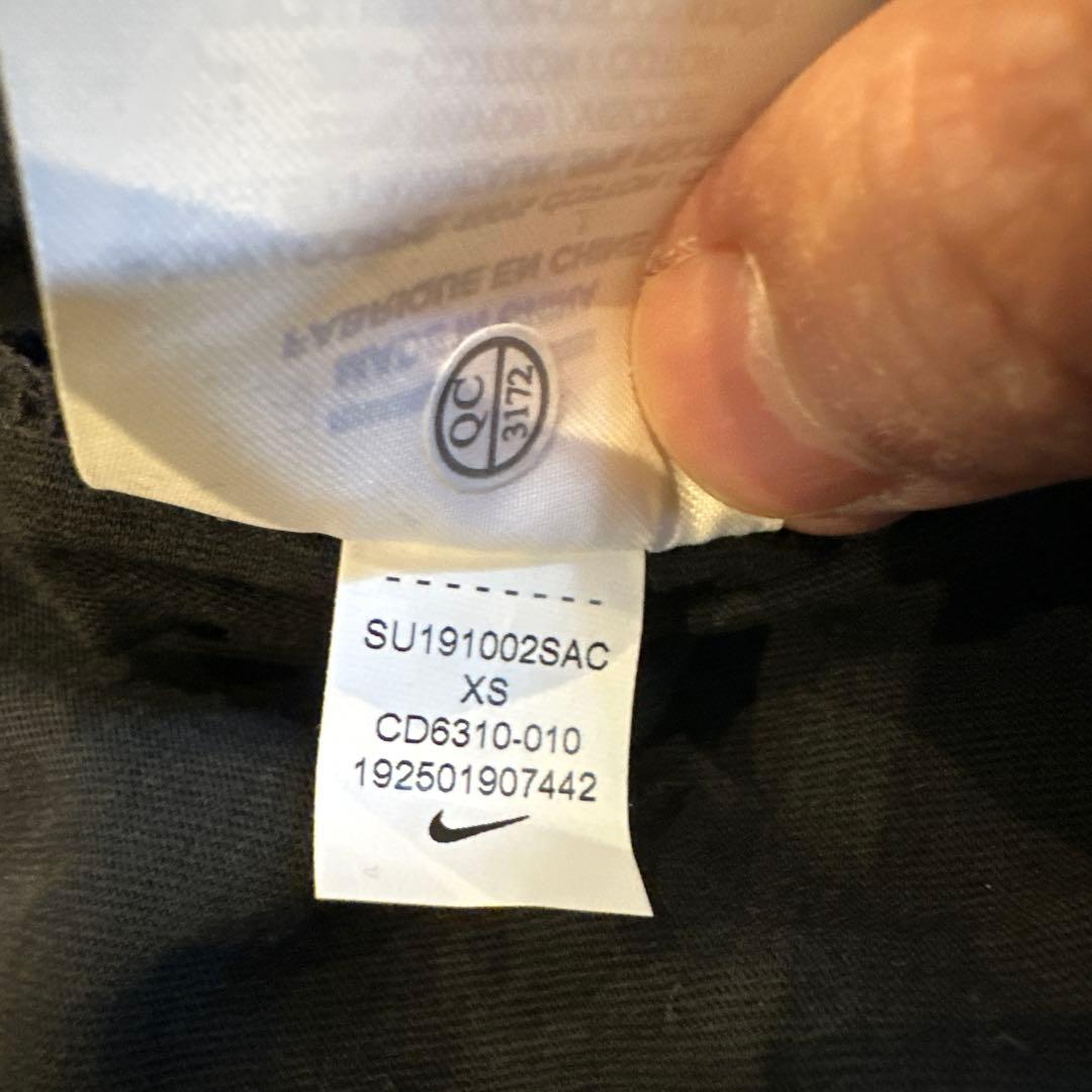 Sacai x NIKE コラボTシャツ XS ブラック黒