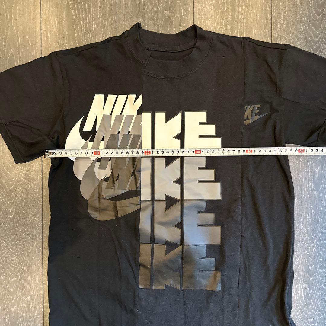 Sacai x NIKE コラボTシャツ XS ブラック黒