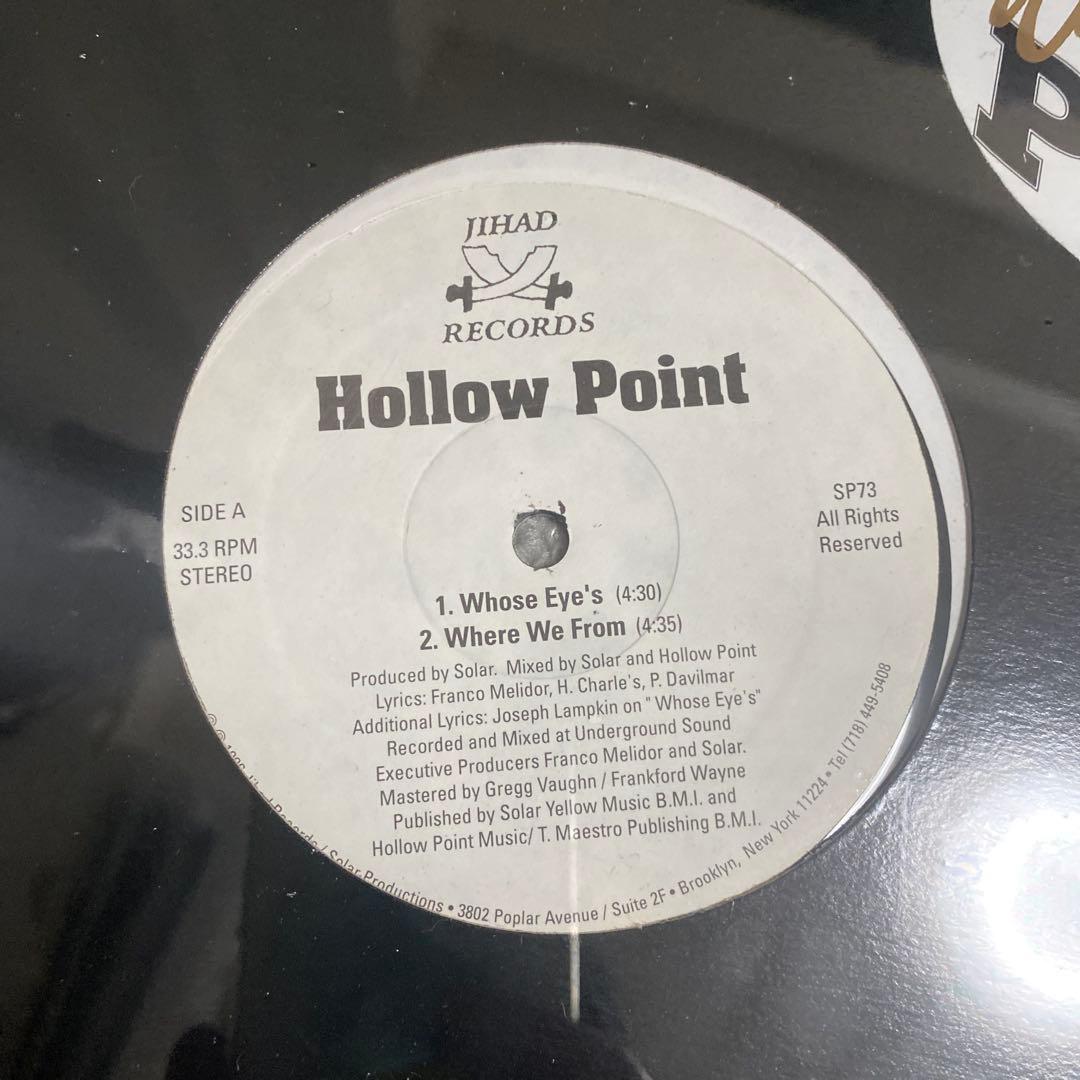 Hollow Point whose eye's EP 12inch 2枚