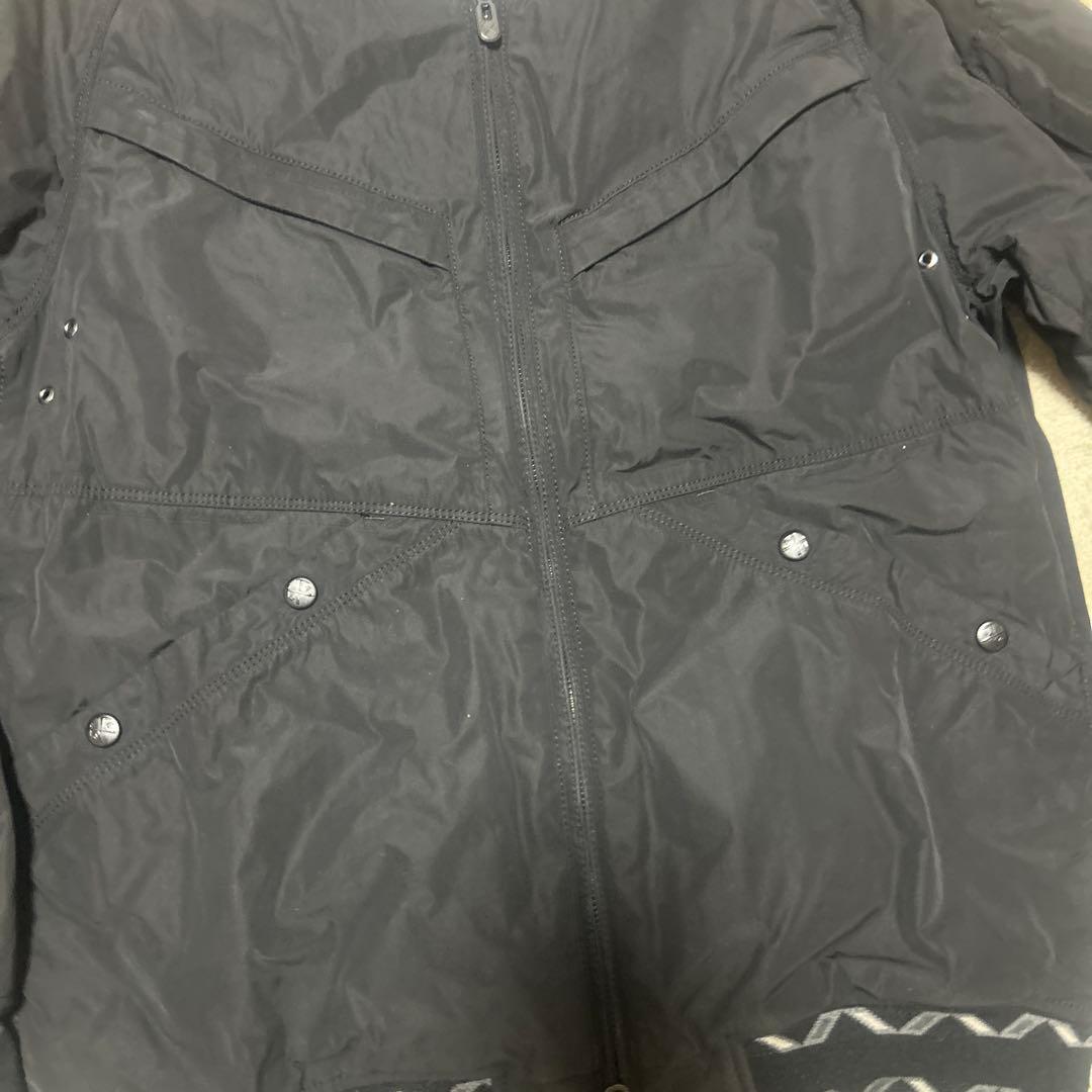 【美品】White Mountaineering ポリエステル　MA-1 BK