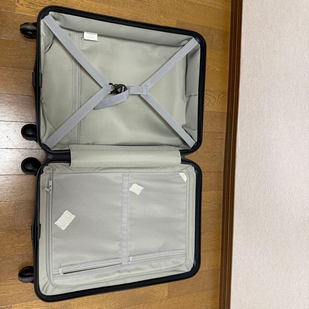 無印良品 キャリーケース 36L TSA 鍵付き 赤