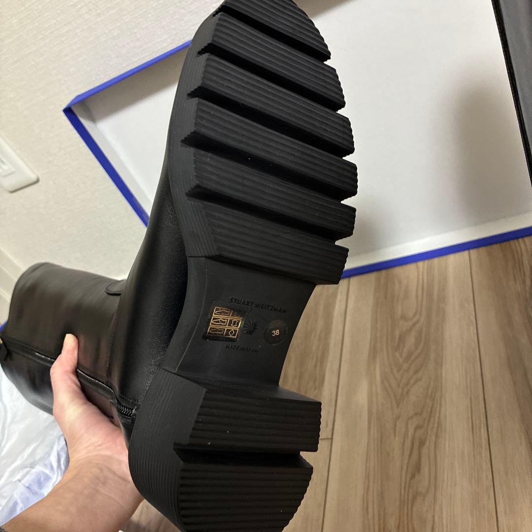 新品STUART WEITZMAN ロングブーツ38 定価14.7万円