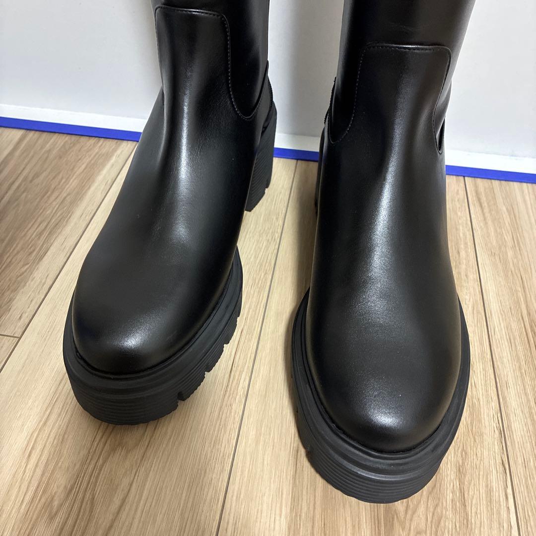 新品STUART WEITZMAN ロングブーツ38 定価14.7万円