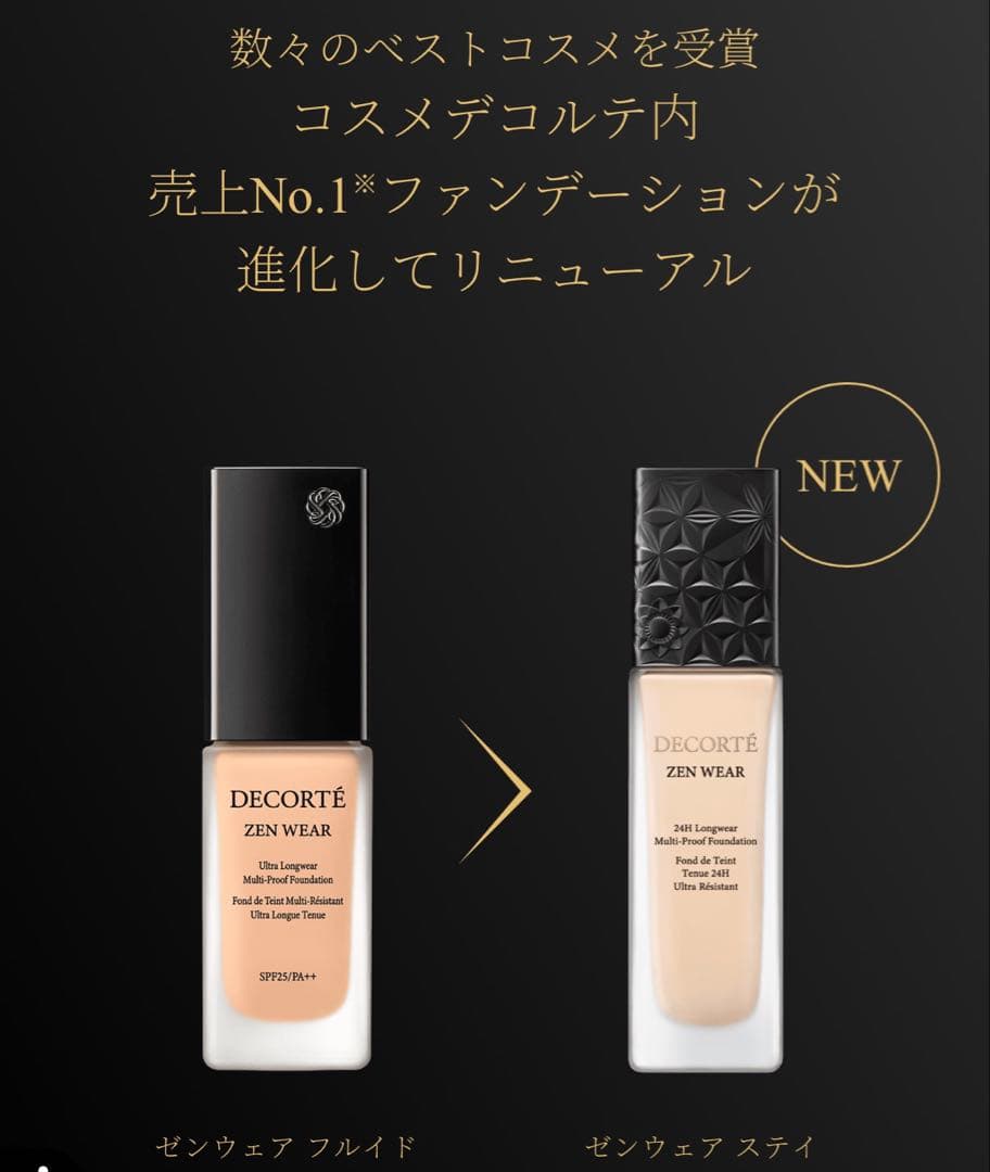 コスメデコルテ　ゼンウェアステイN22◆ルースパウダー00ミニサイズ2点セット