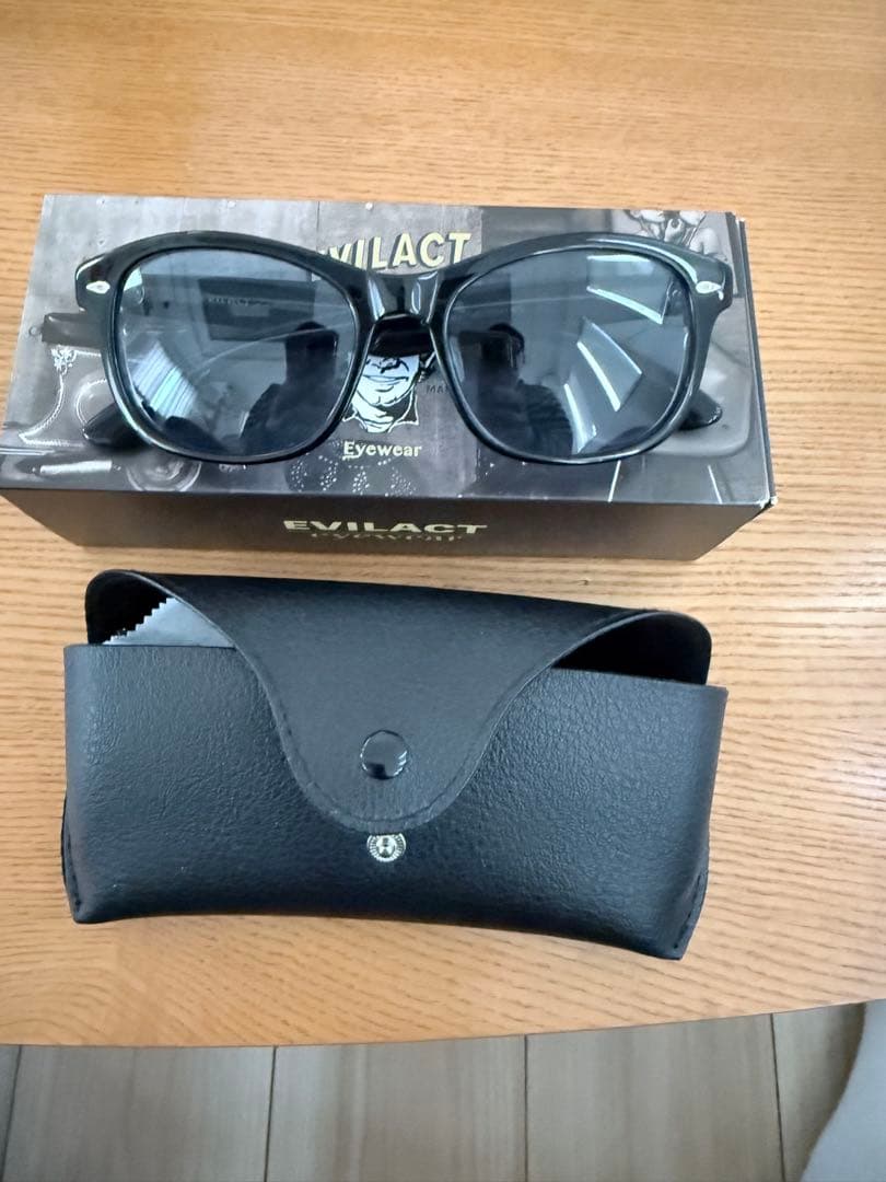 EVILACT Eyewear CYCLONE フレーム ブラックレンズブルー