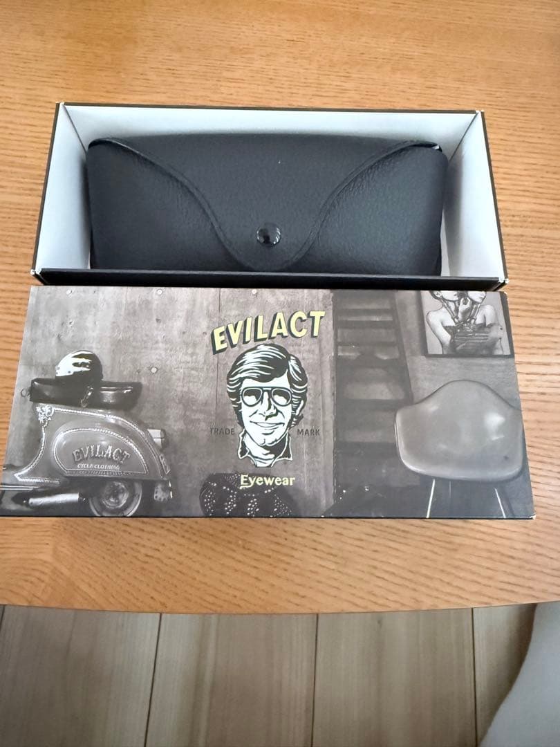 EVILACT Eyewear CYCLONE フレーム ブラックレンズブルー