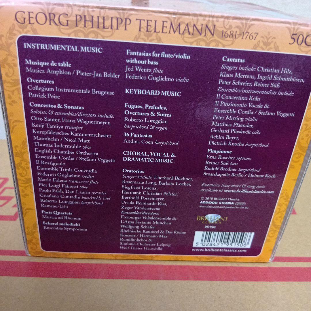 クラシック G.P.Telemann Edition 50CD Brilliant