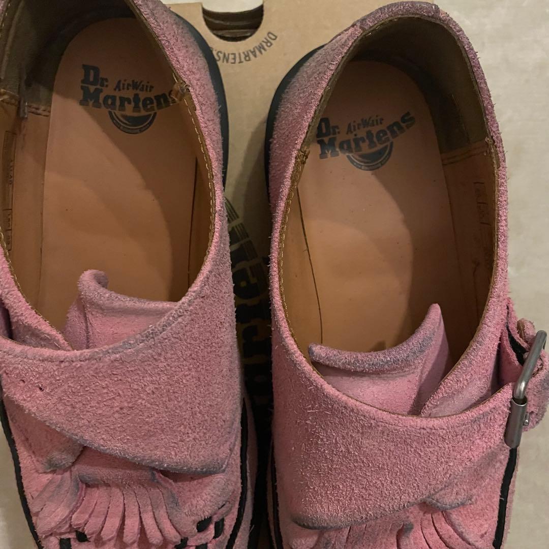 Dr.Martin pink モカシンシューズ