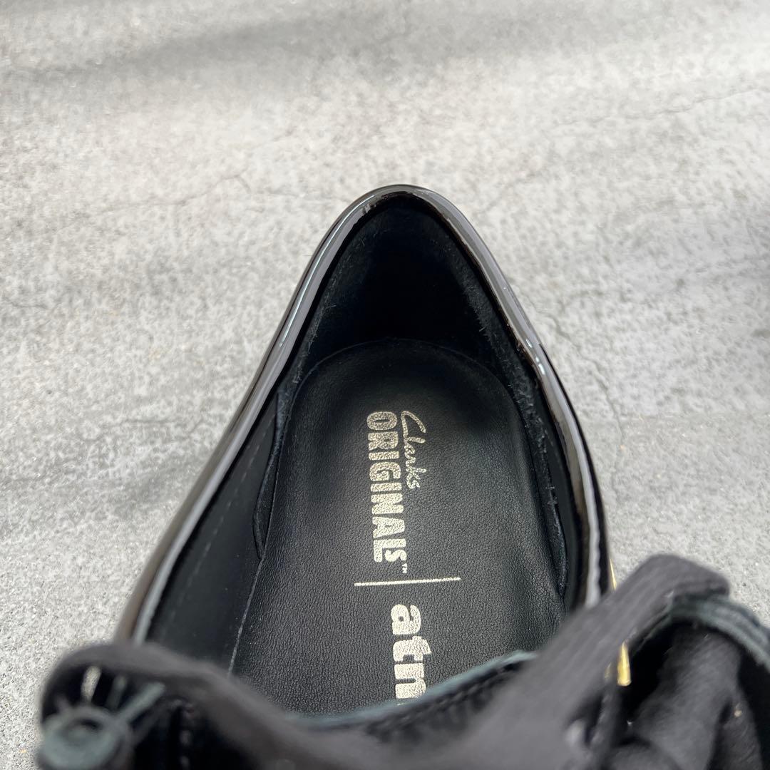 靴 Clarks Wallabee BLACK EYE PATCH atmos