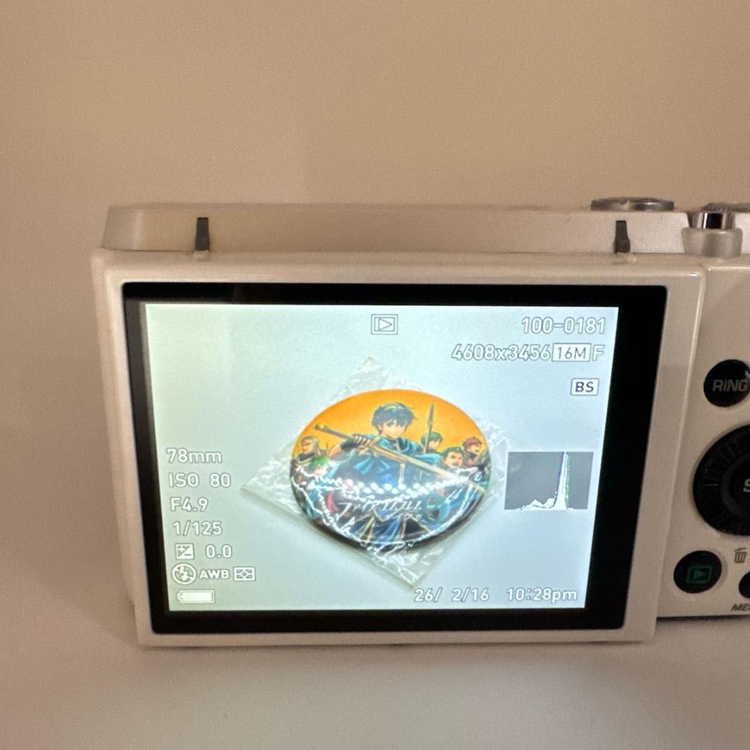 CASIO EXILIM EX-ZR1300 ホワイト コンパクトデジタルカメラ