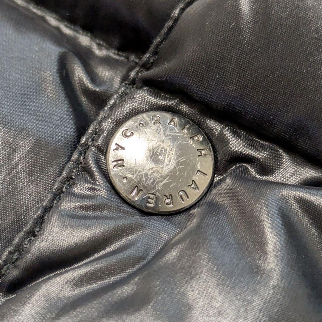 POLO ポロラルフローレン フード取外し可 ダウン 黒 90cm