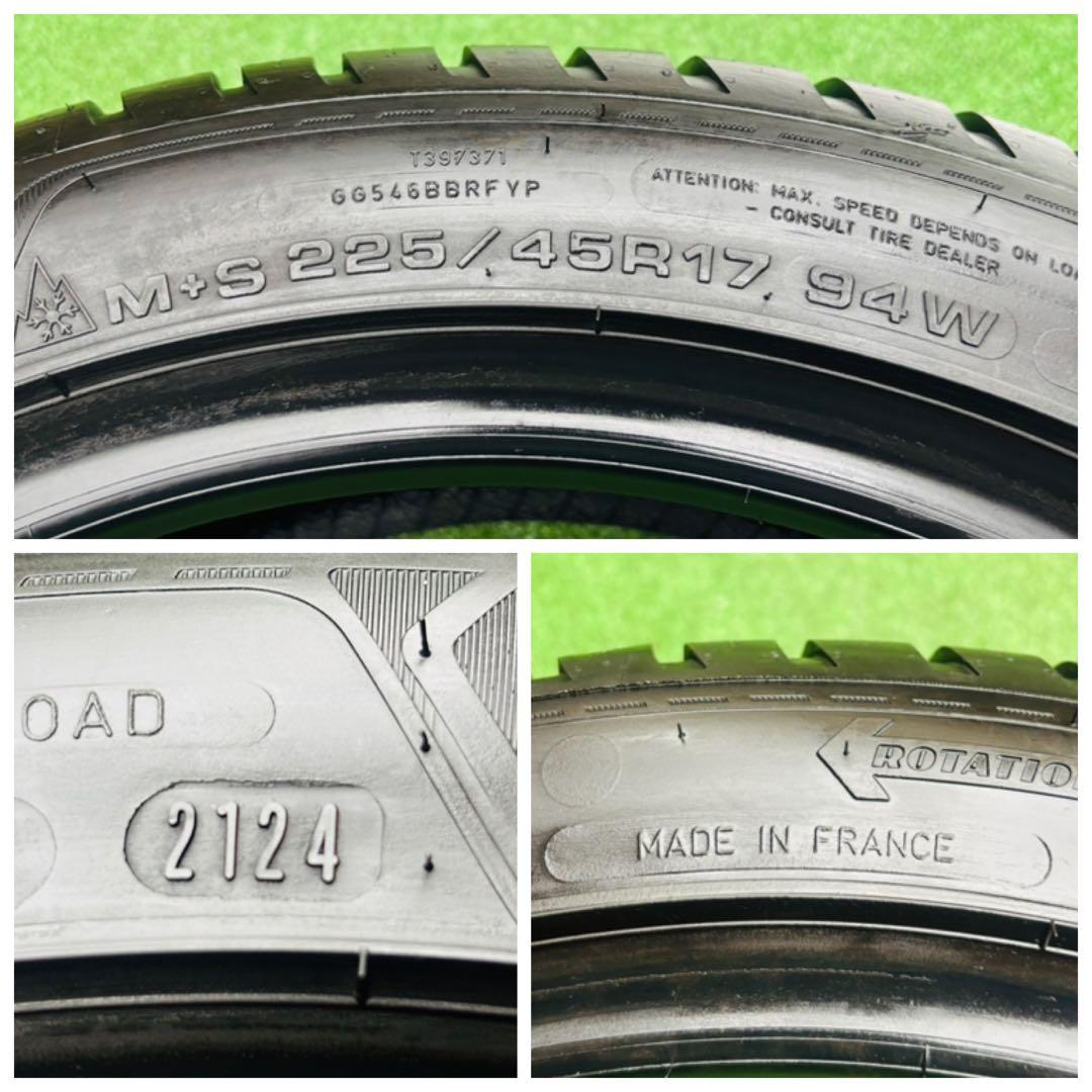 グッドイヤー ベクトル4シーズン. 225/45R17. 2024年フランス製。