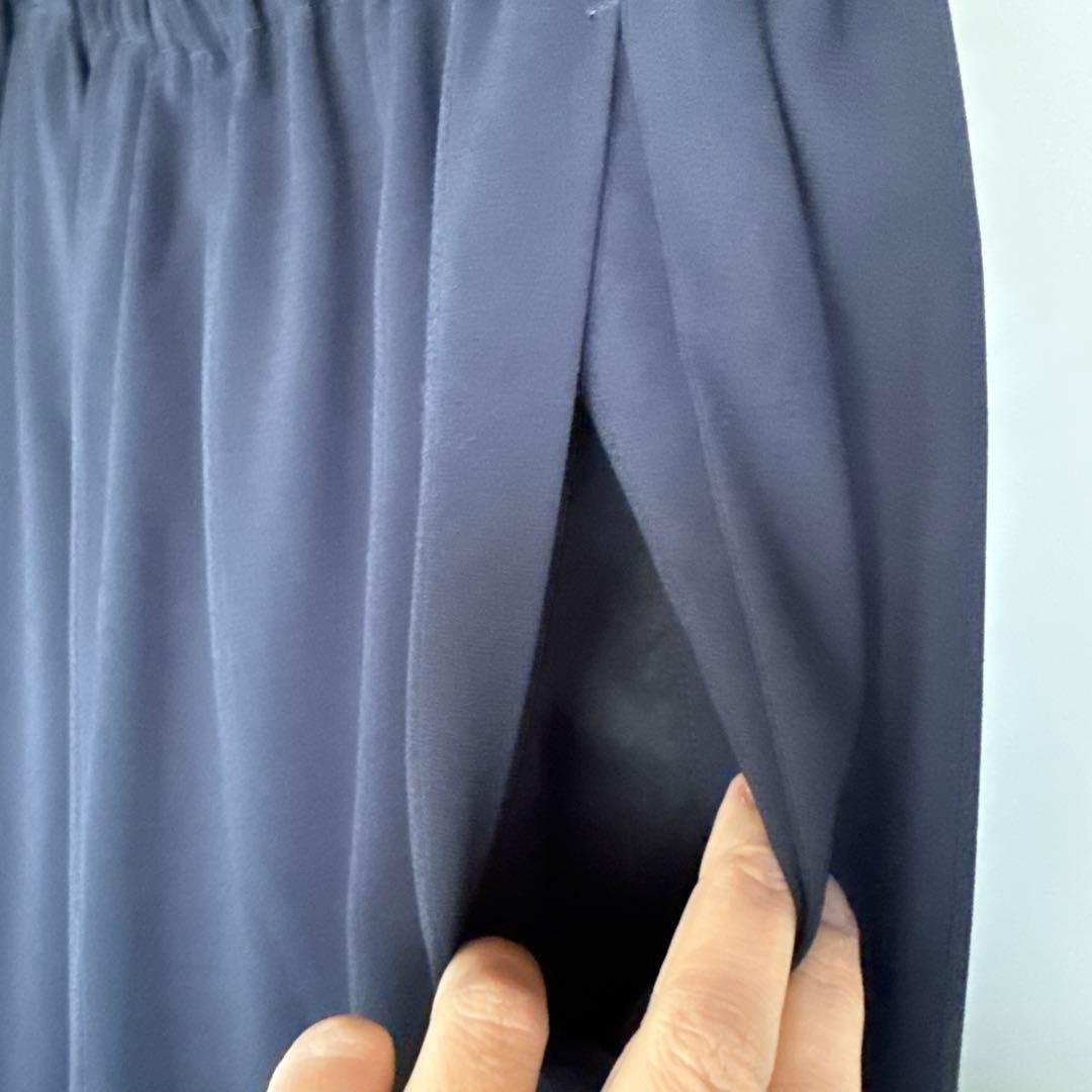 enfold connect-tac skirt 38ロングスカート Dネイビー
