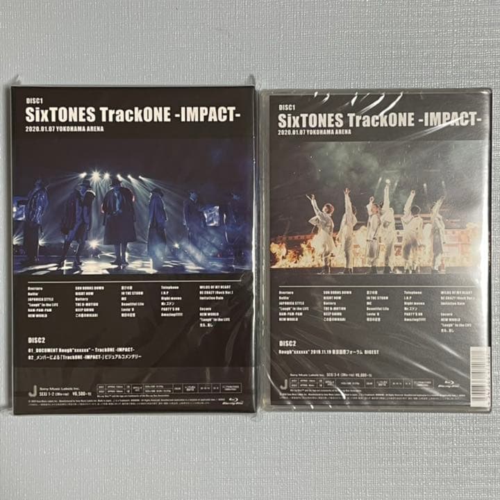 SixTONES/TrackONE-IMPACT- 初回盤 通常盤 BluRay
