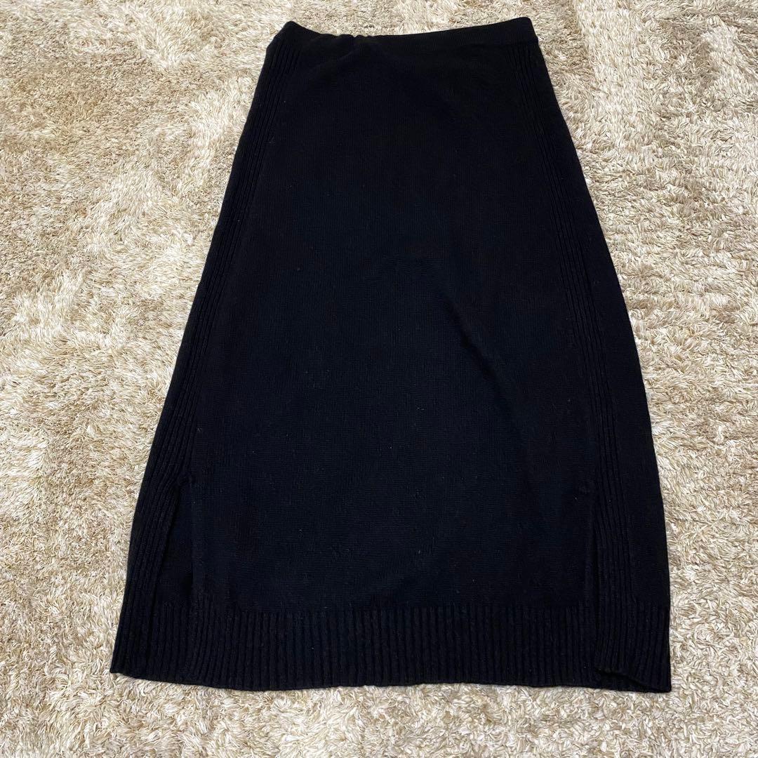 美品✨ MONCLER モンクレール カシミヤ ウール スカート マキシ丈