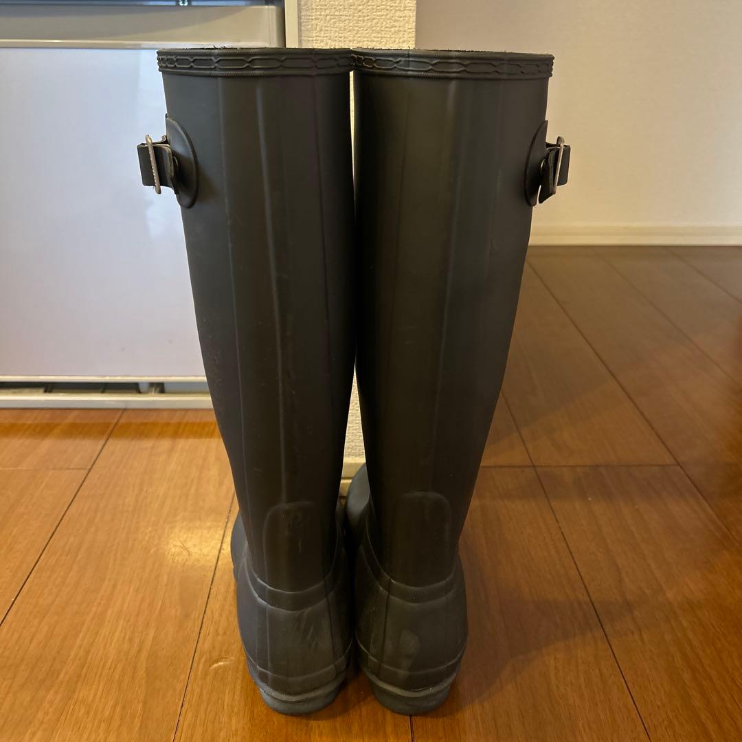 HUNTER ハンター レインブーツ UK5 US7 24cm 黒