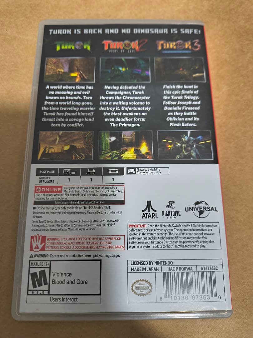 TUROK TRILOGY BUNDLE（北米版）
