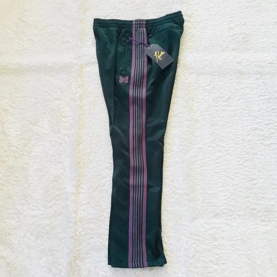 新品 NEEDLES ナロー トラックパンツ グリーン Sサイズ