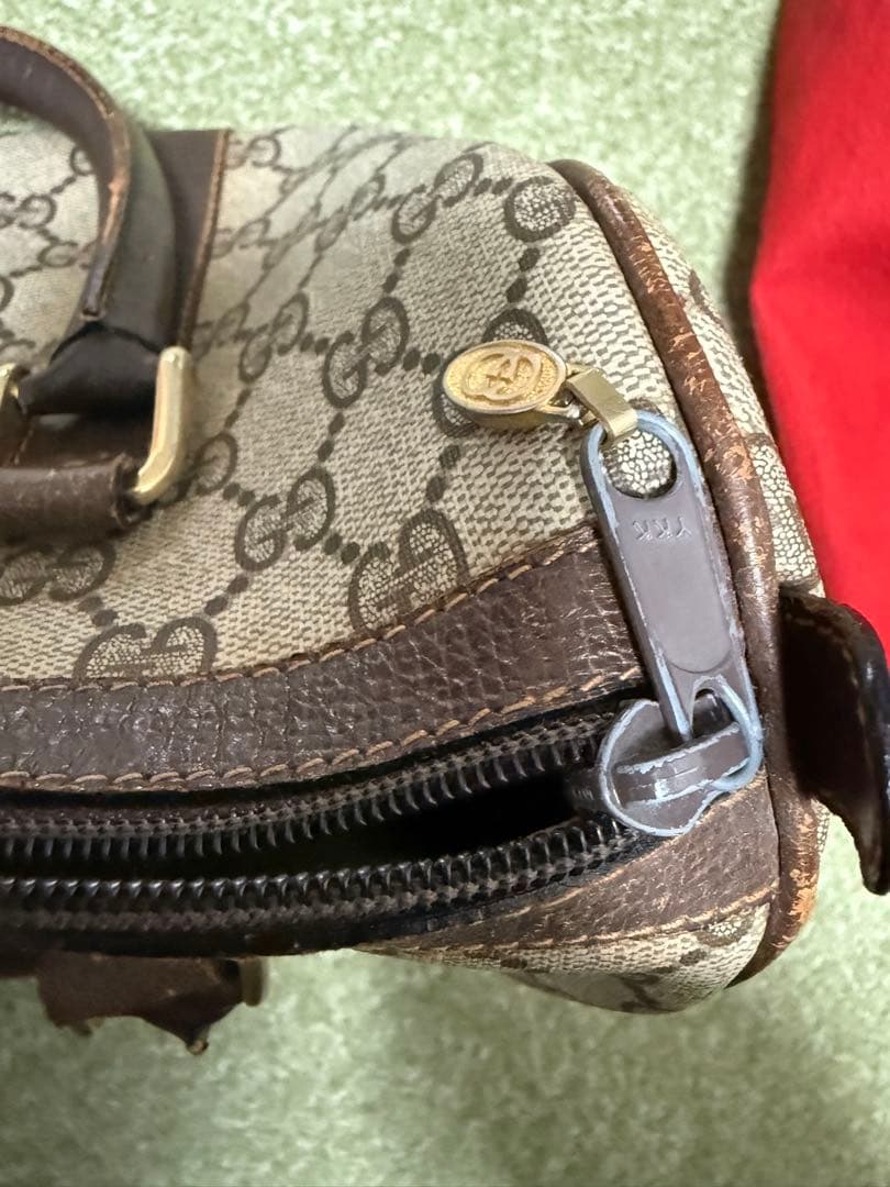 GUCCIオールドグッチ　シェリーライン　ミニボストン　ハンドバッグ