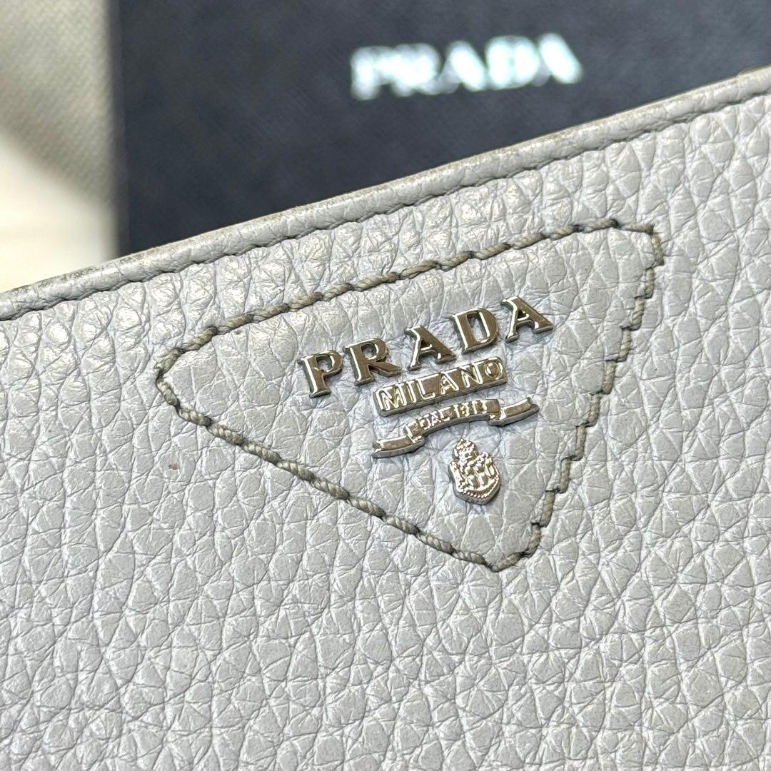 PRADA プラダ ヴィッテロダイノ レザー 二つ折り財布