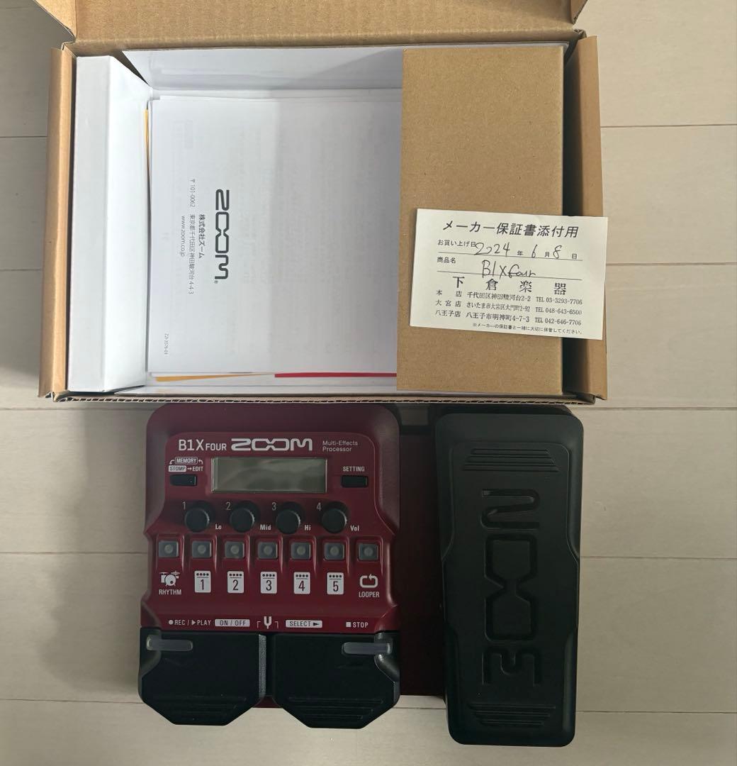 ZOOM B1X FOUR アダプタ付