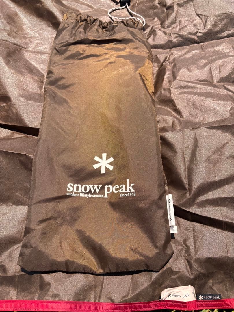  peak ランドロック　インナーテント　グランドシート ブラウン