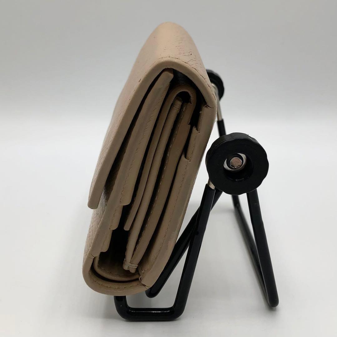 CELINE スモールトリフォールド ウォレット 三つ折財布 ベージュ