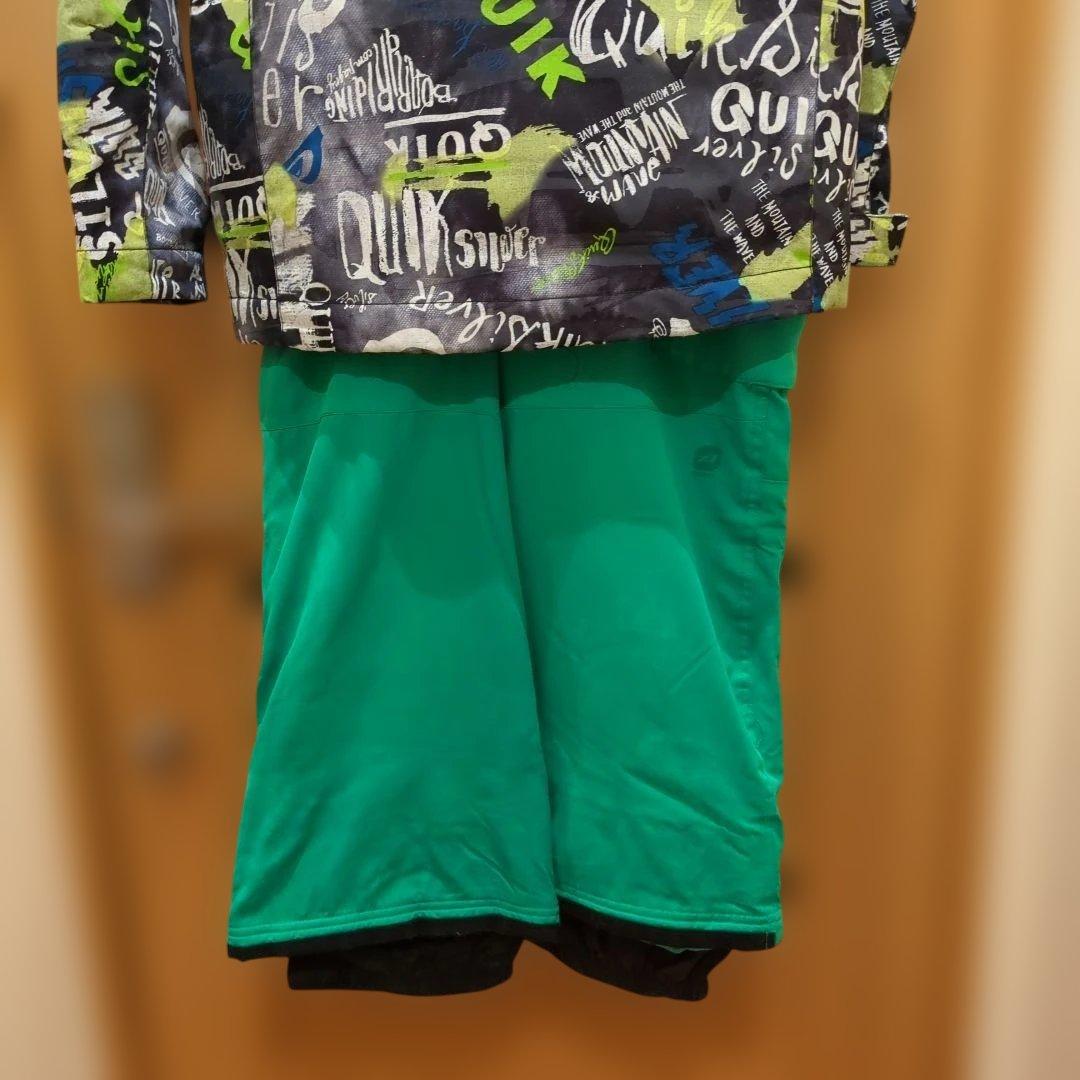 QUIKSILVER（ジャケット）ORAGE（パンツ） スノボウェア上下セット