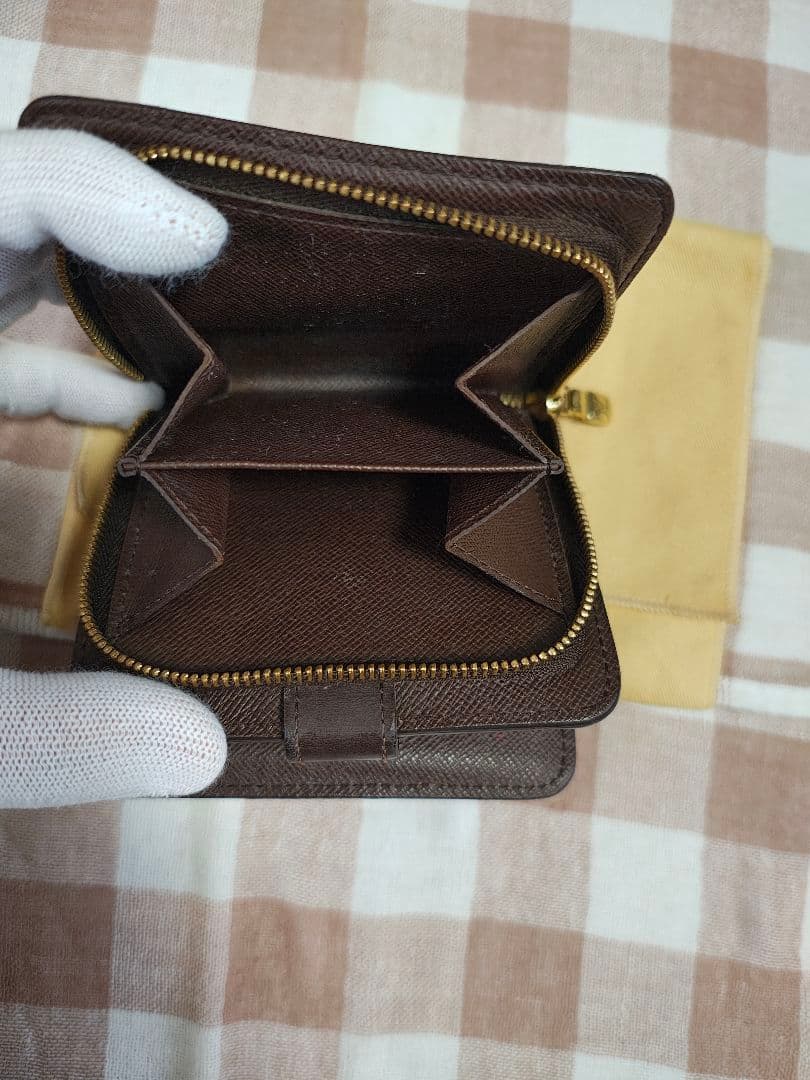 LOUIS VUITTON ダミエ 二つ折り財布 保存袋付き