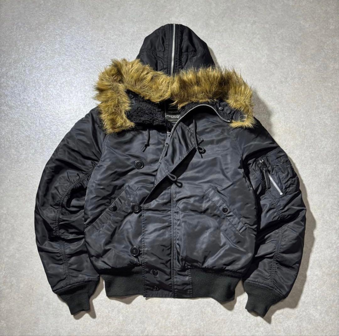 ジャケット・アウター ALPHA type N-2B flight jacket black N2B