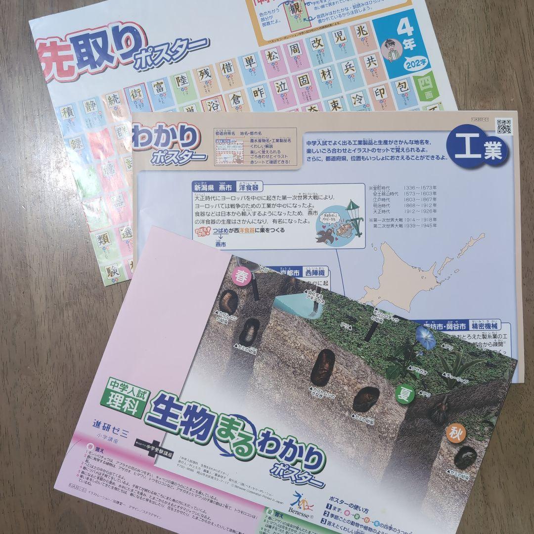 進研ゼミ 考える力プラス 中学受験講座4〜6年生 3年分セット