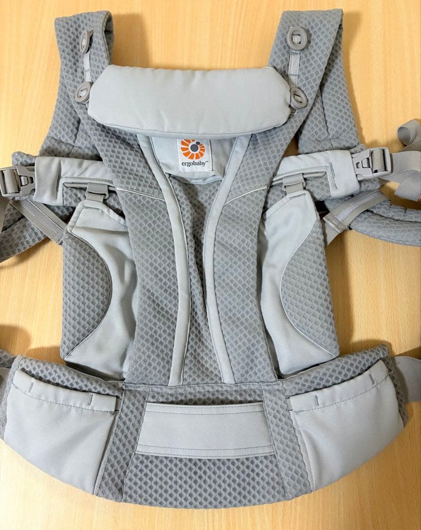 超美品‼️ ergobaby エルゴベビー オムニブリーズ 抱っこ紐 パールグレー