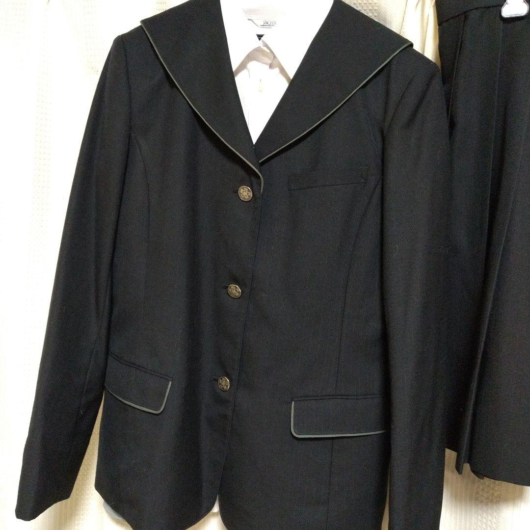 ブレザー＋スカート（リボン・ネクタイ付）＋ブラウス長袖＋半袖セット