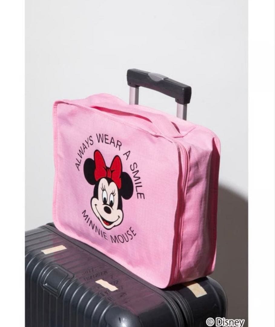WCJ Disney　ディズニー　トラベルバッグ　ポーチ　ピンク　ミニー