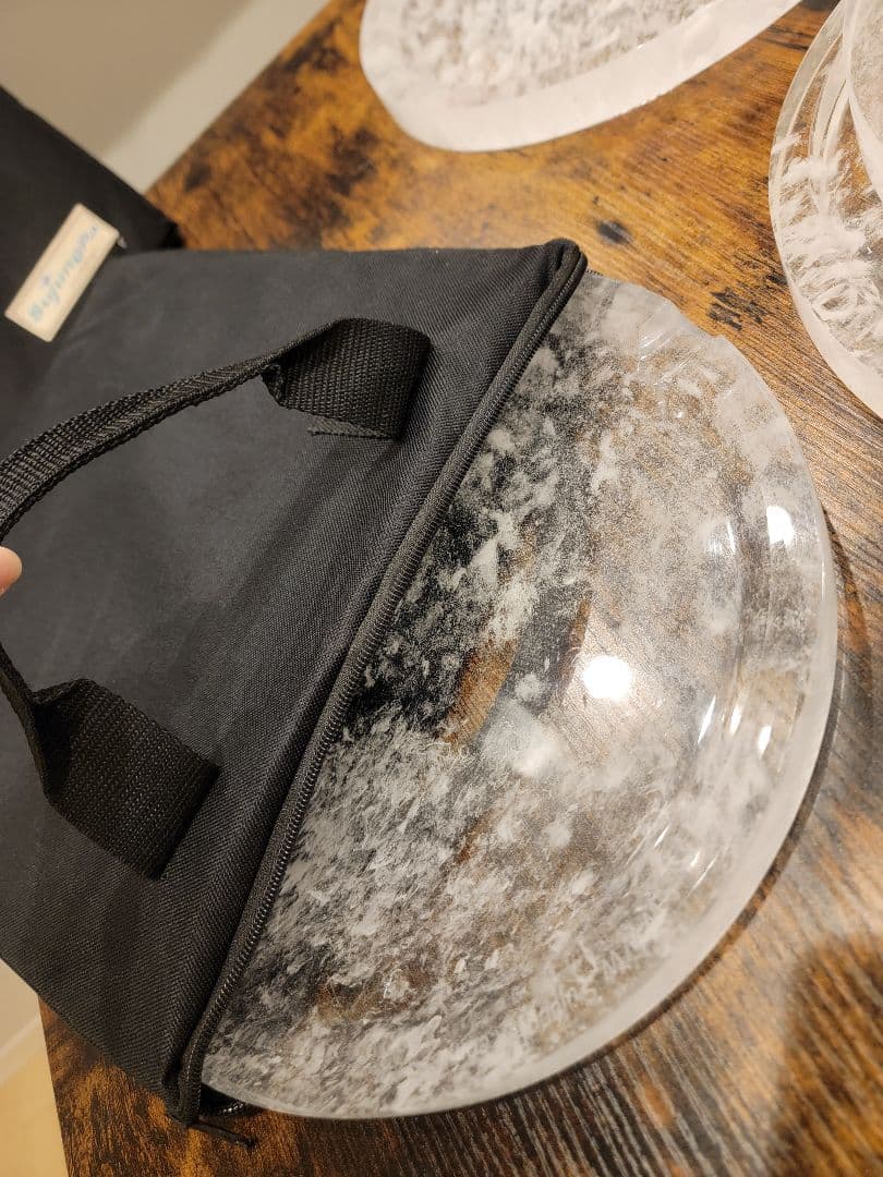 【土日限定価格】バッグ付き水晶焼肉プレート30cm 4個