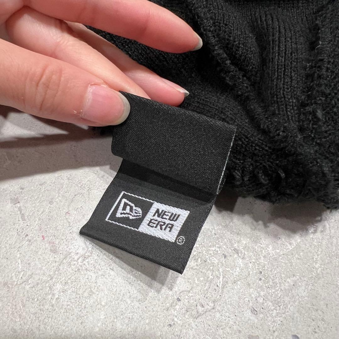 supremeシュプリーム ニューエラ 帽子 ビーニー ボックスロゴ ブラック