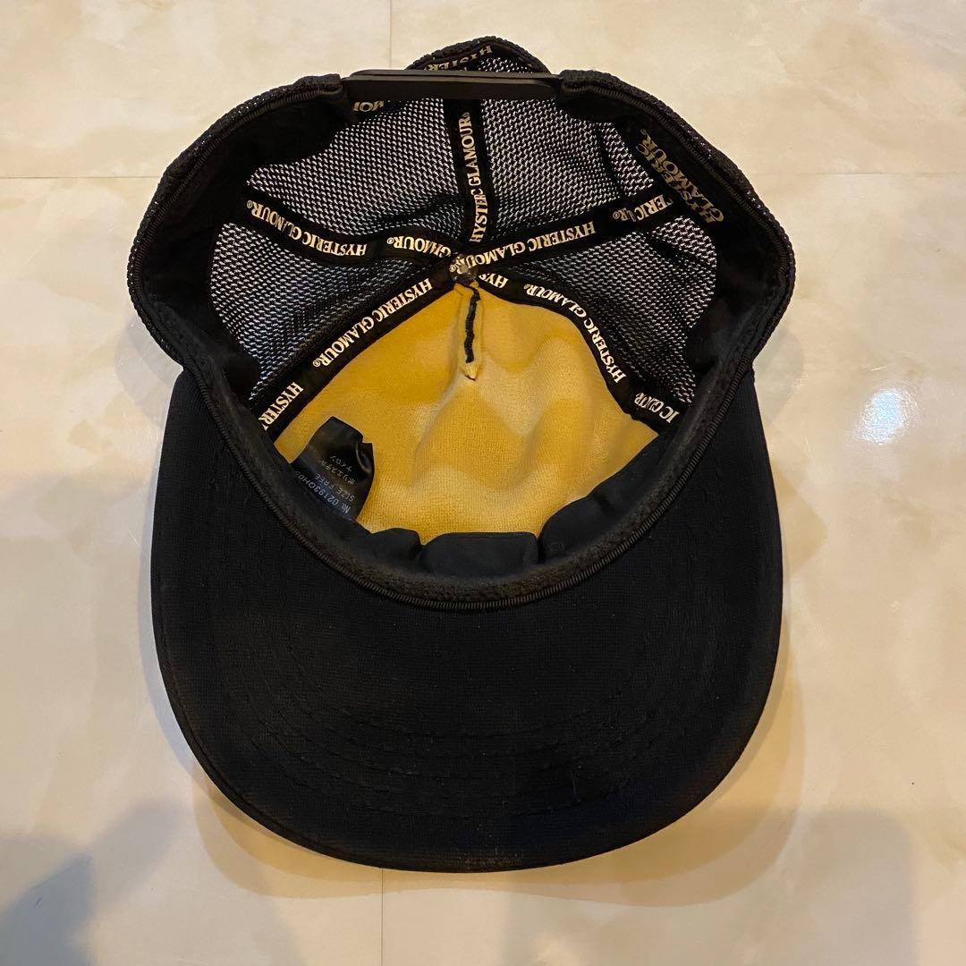 帽子 HYSTERIC GLAMOR MESH CAP BLACK