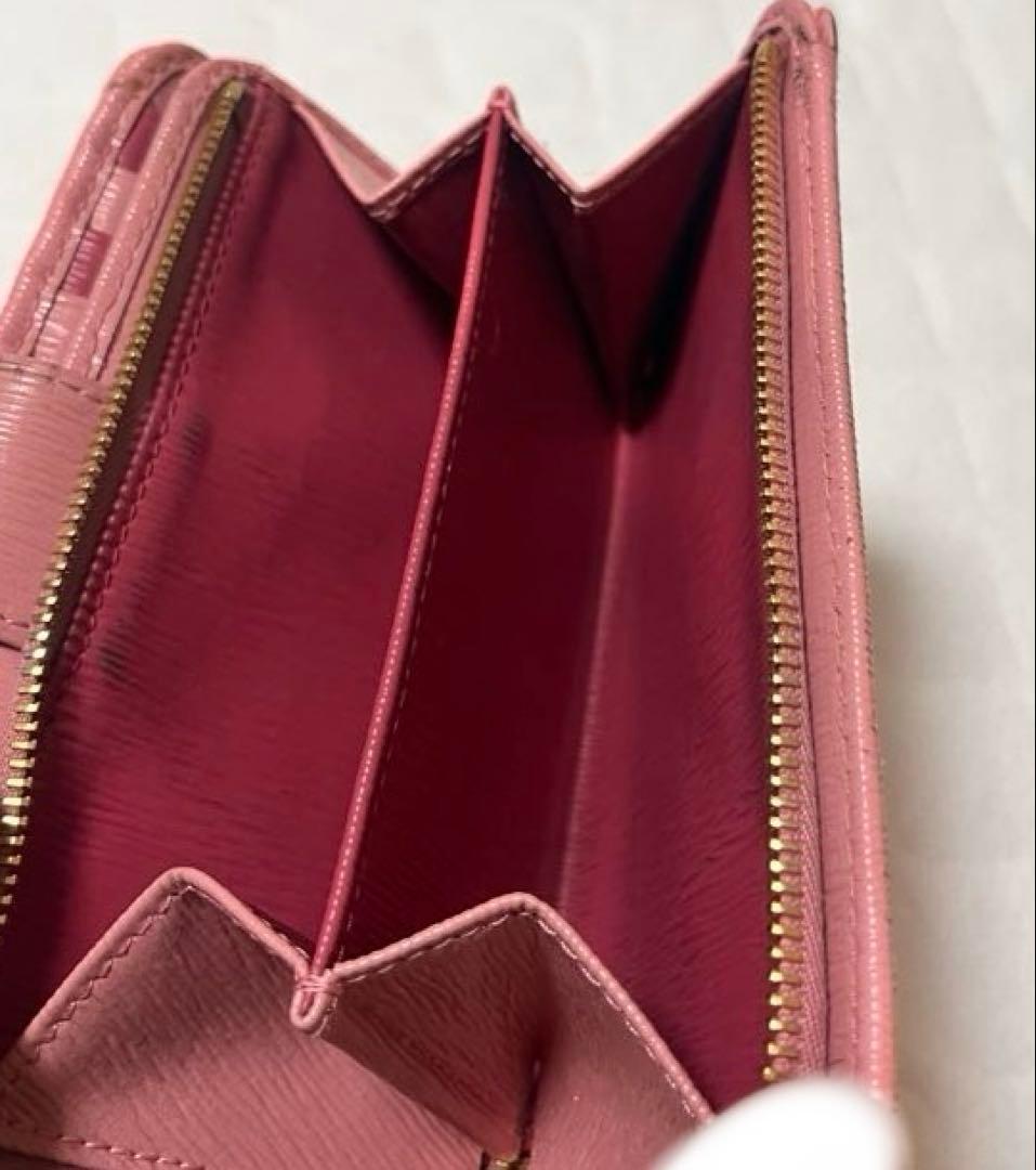 フ*ち様 PRADA プラダ　二つ折り財布　サフィアーノレザー　バイカラー