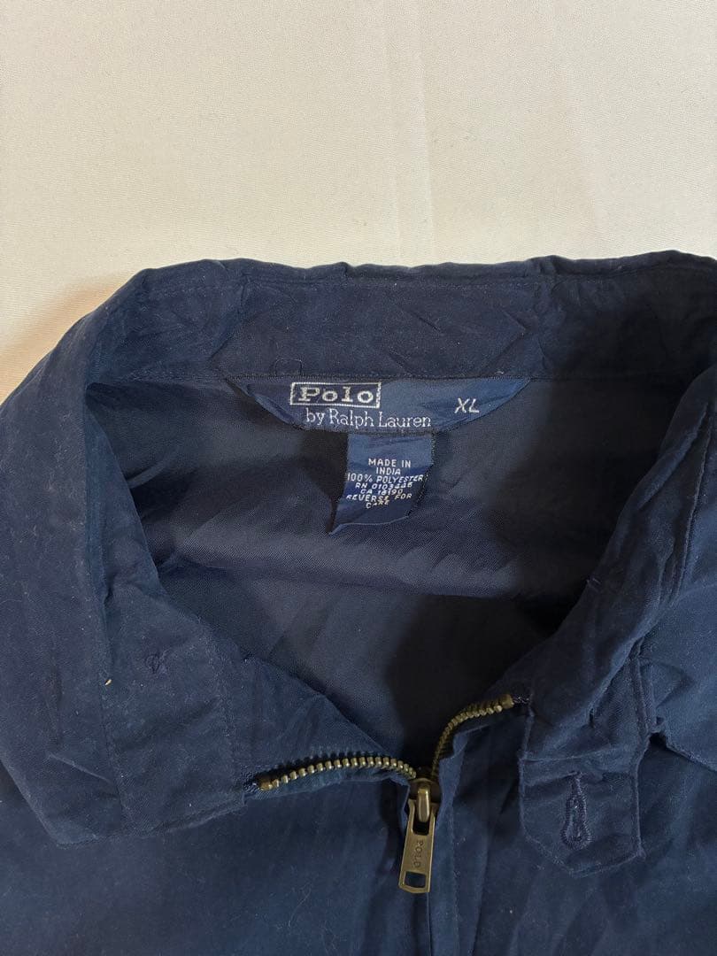 90s RalphLauren スウィングトップ ポリ生地 XL