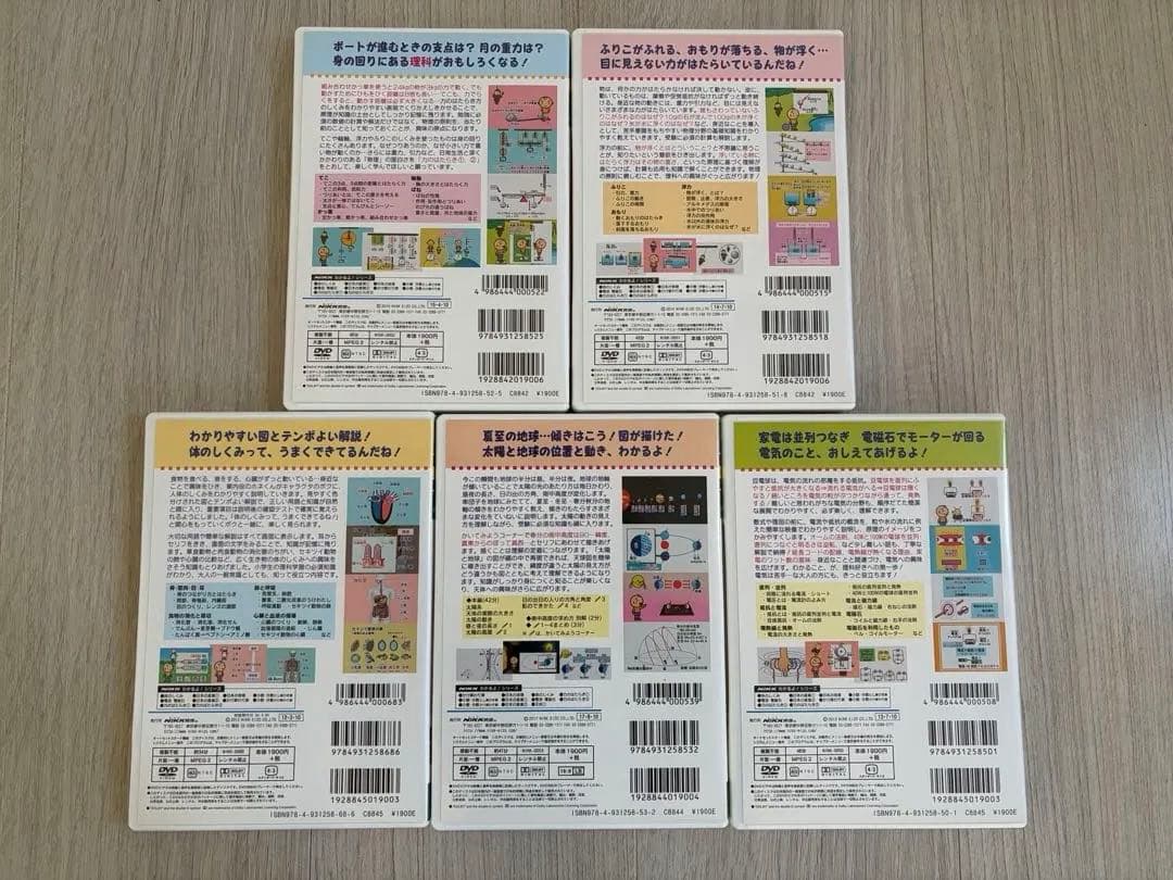 わかるよ！理科教材 DVD5枚セット