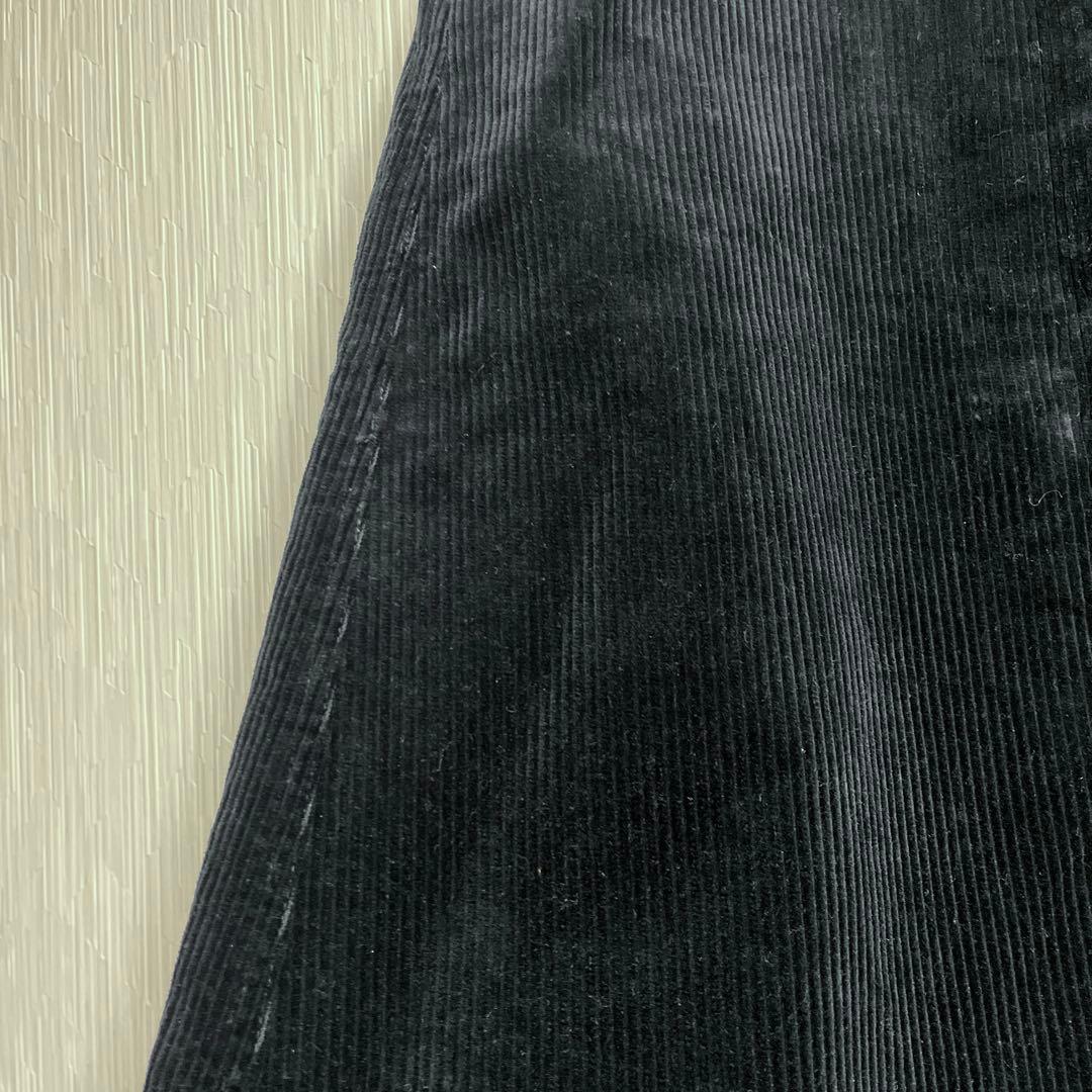 マーガレットハウエル　MHL. コーデュロイ ロングスカート　ネイビー