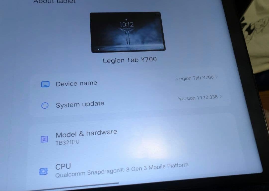 ハ*コ様 Lenovo Legion Tab Y700 gen3 TB321FU