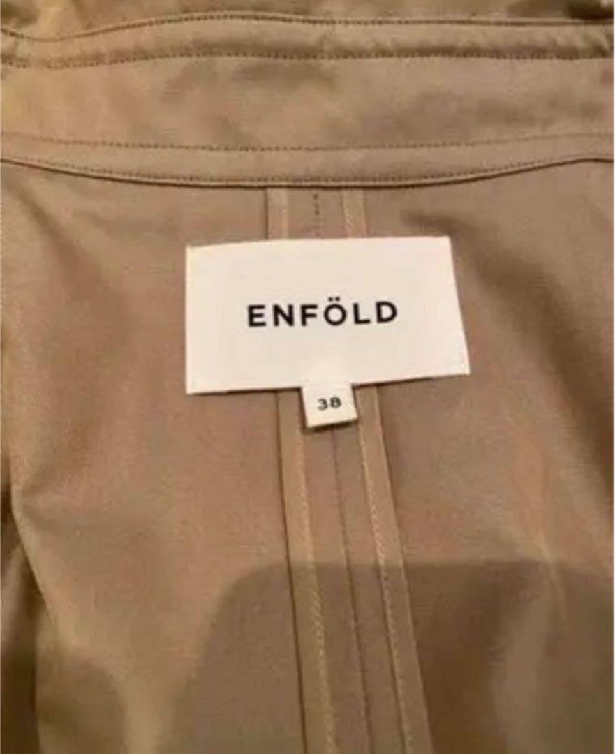 enfold 2020SS BICOLOR TRENCH COAT ベージュ