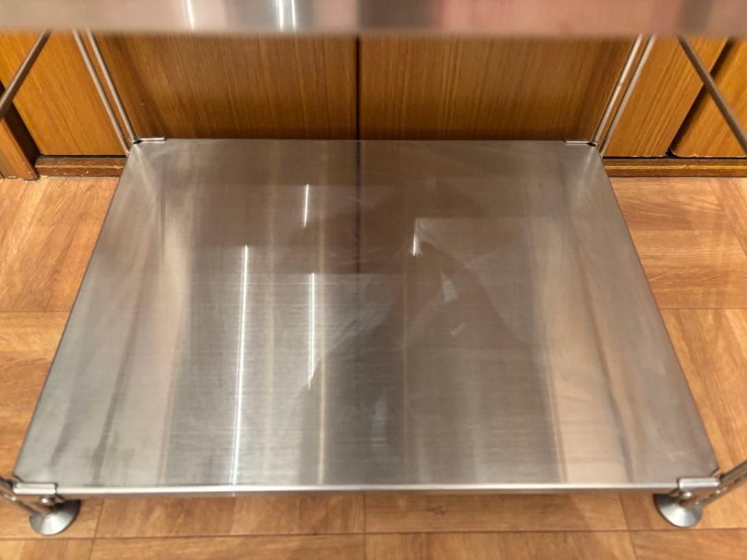 【自宅受渡のみ】無印良品　ステンレスユニットシェルフ